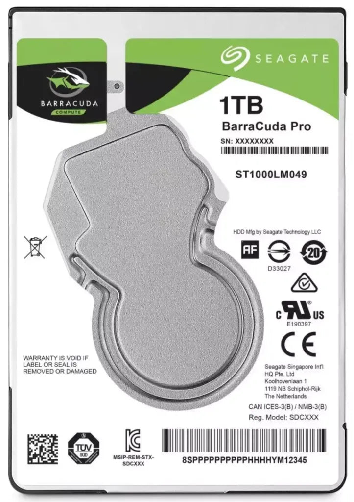 ST1000LM049 Seagate Barracuda Pro 2.5 Zoll 1000 GB Serial ATA III