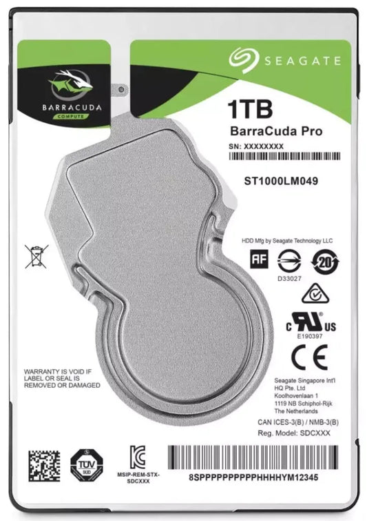 ST1000LM049  Seagate Barracuda Pro 2.5 Zoll 1000 GB Serial ATA III