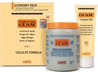 GUAM Fanghi d'alga klassisch FIR 1kg + GUAM Fanghi d'alga CREMA GEL 200ml (804-1)